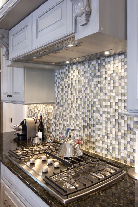 Completed Kitchen Backsplash
